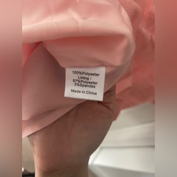 Tuckernuck Palmerston Bellini Pink Coupé Jacquard Puff Sleeve Mini Dress L - Picture 6 of 8